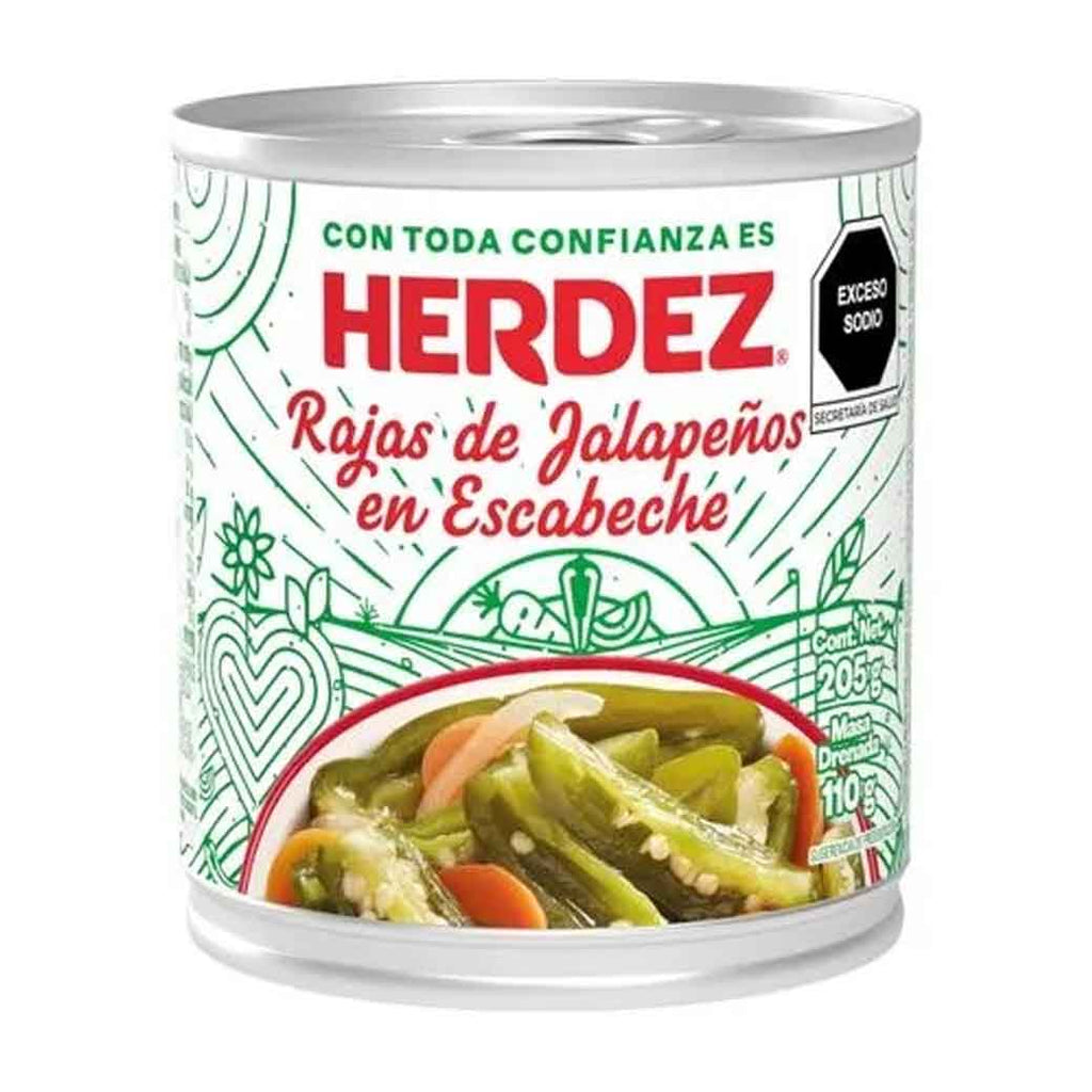 HERDEZ Rajas De Jalapenos 205g
