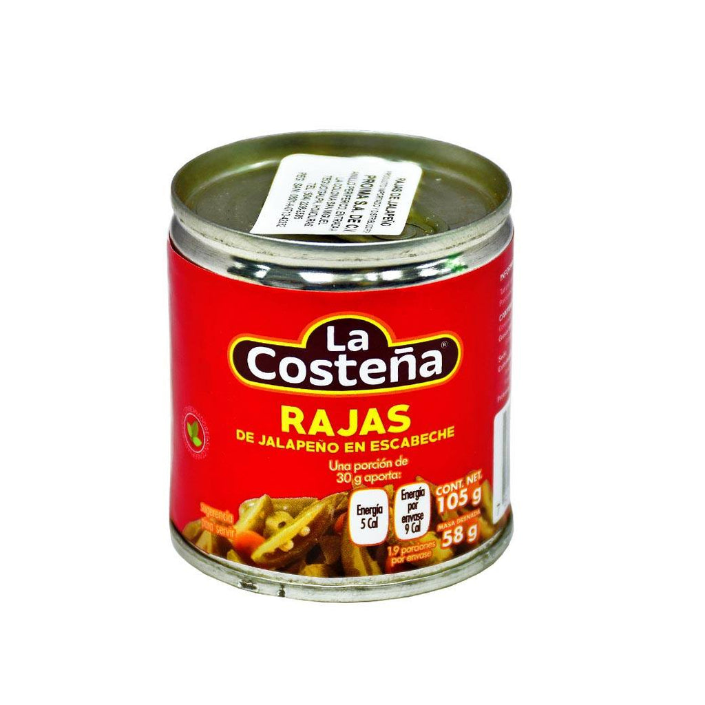 LA COSTEÑA Rajas De Chiles 105g
