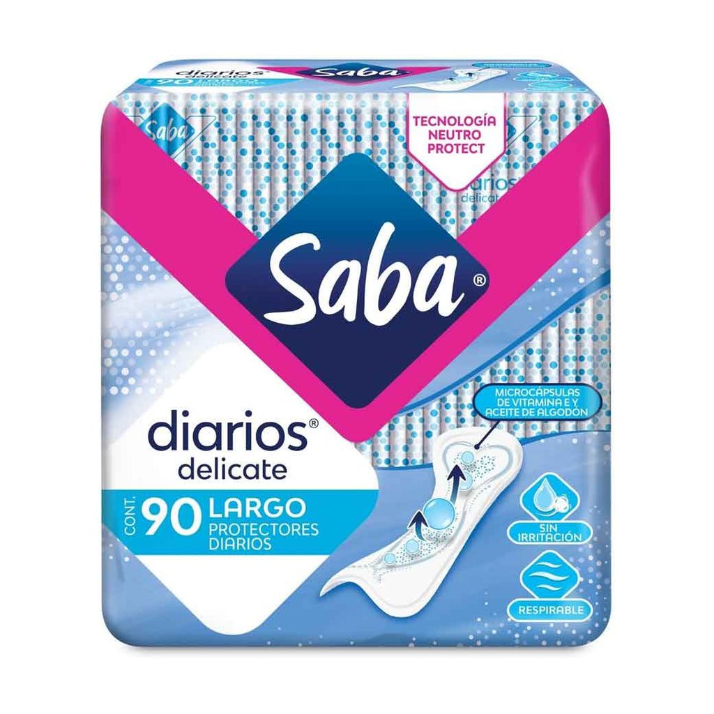 SABA Protector Diario Largo 90Un