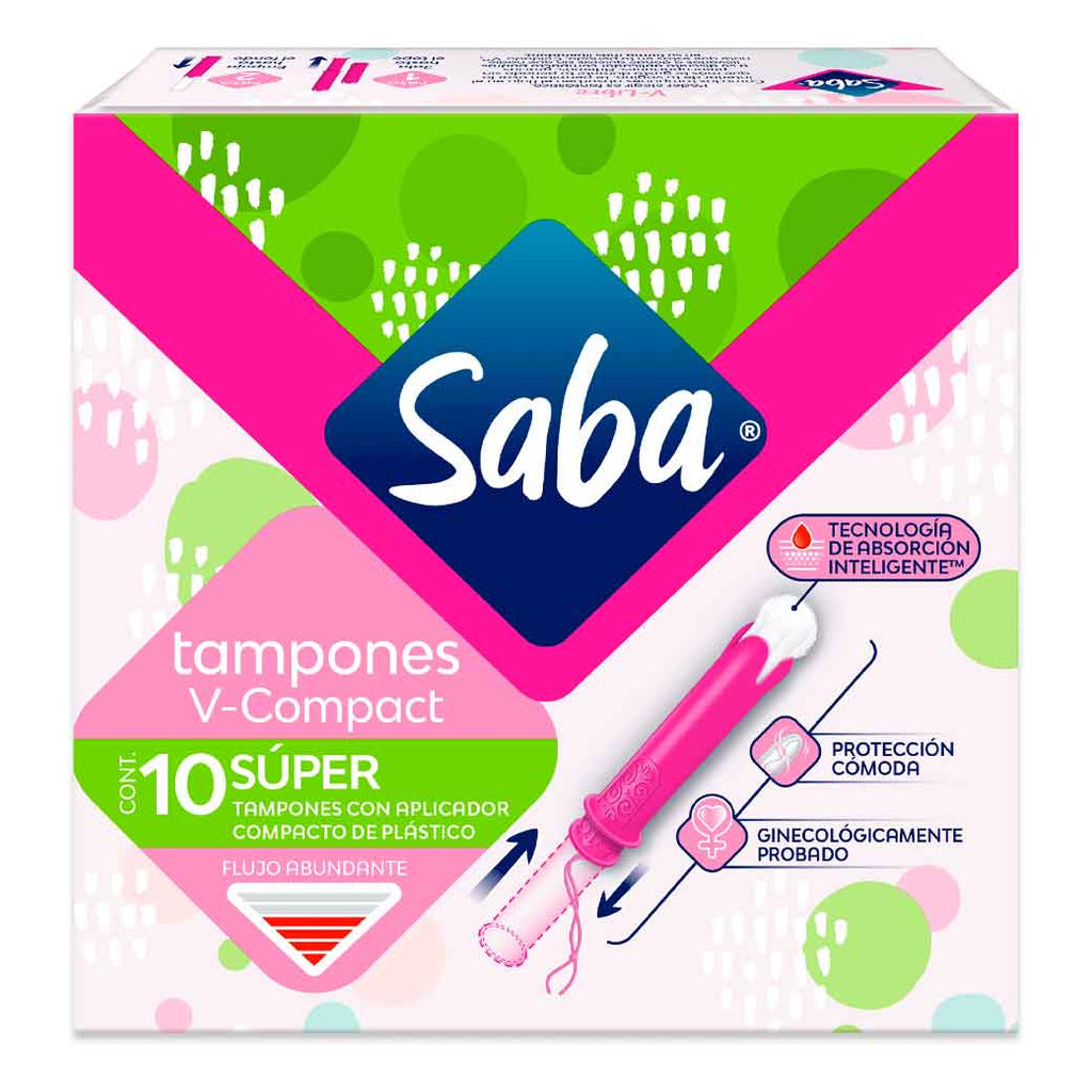 SABA Tampones Super 10 Unid