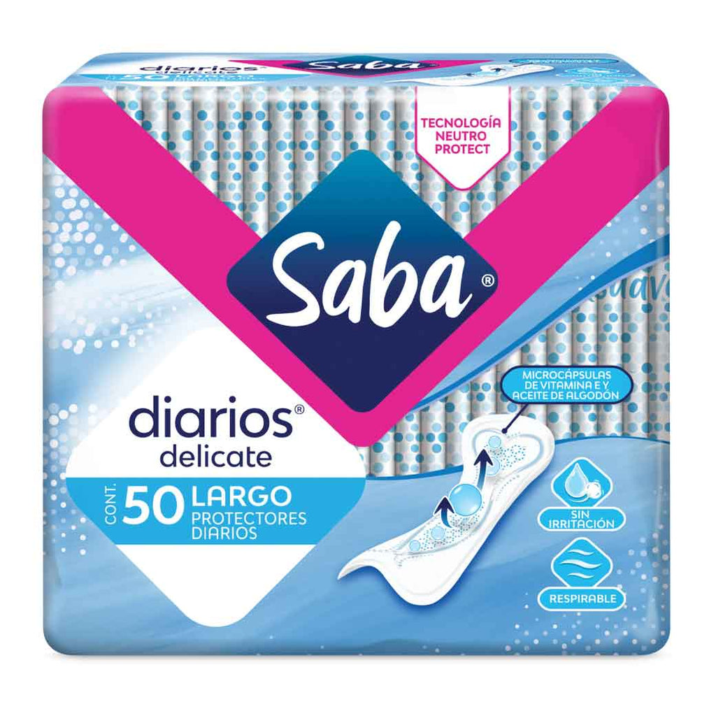 SABA ProtectoDiariosLargo50Und