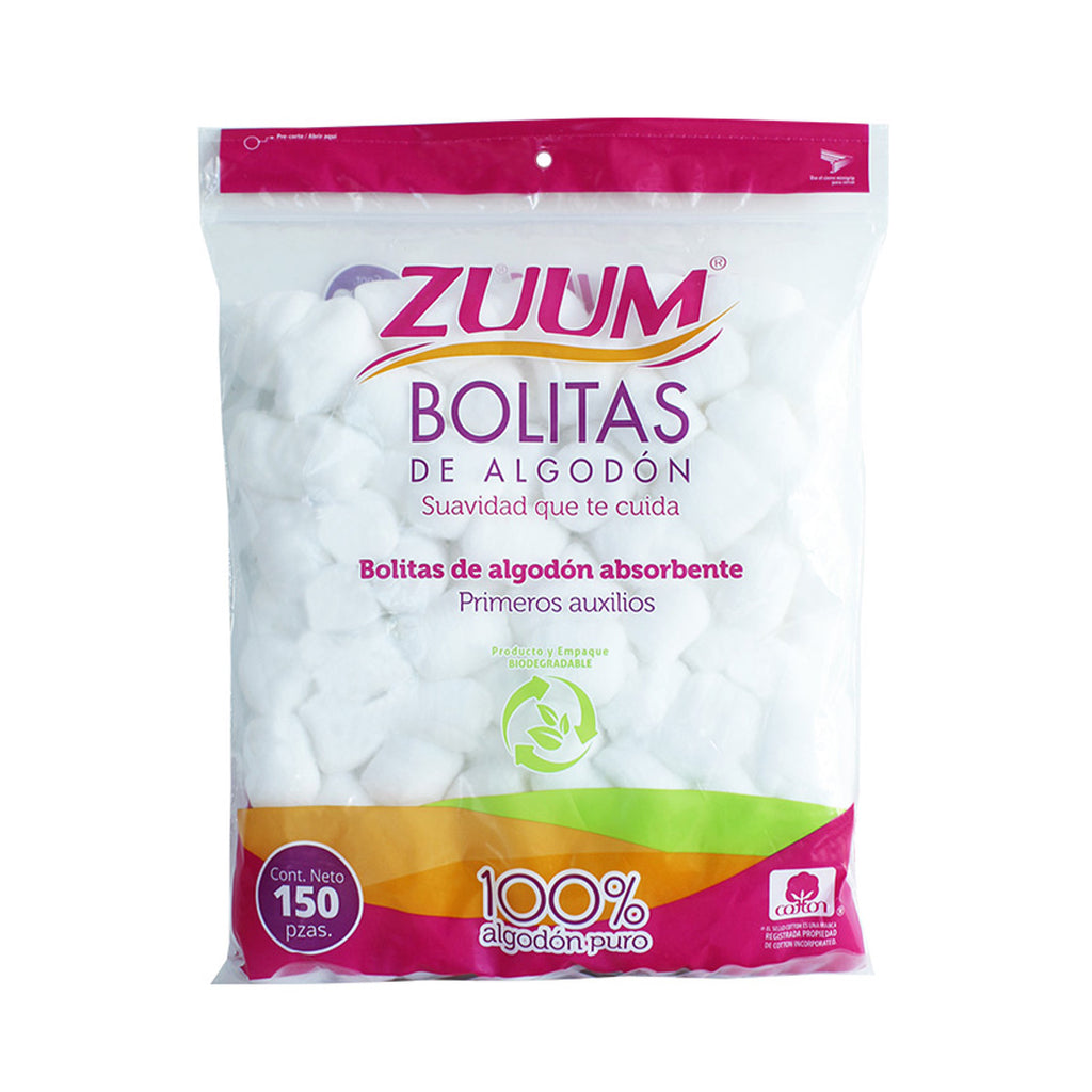 ZUMM Bolitas D/Algodón 150UN