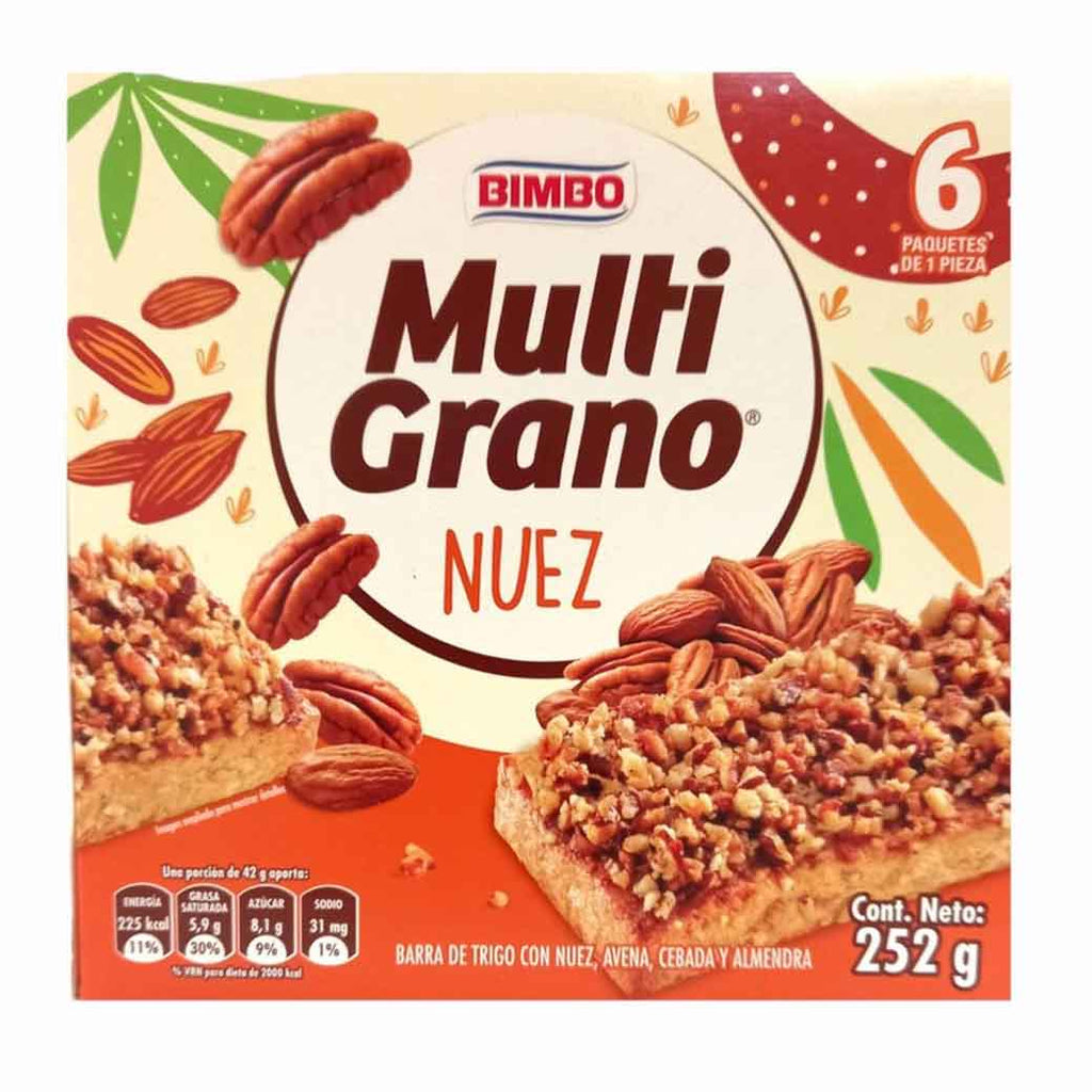 BIMBO Barra Multigran Nuez252g