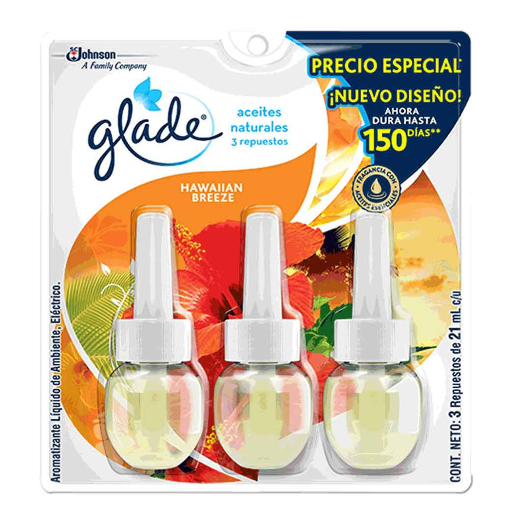 GLADE Hawaiian Breeze 21ml 3pk