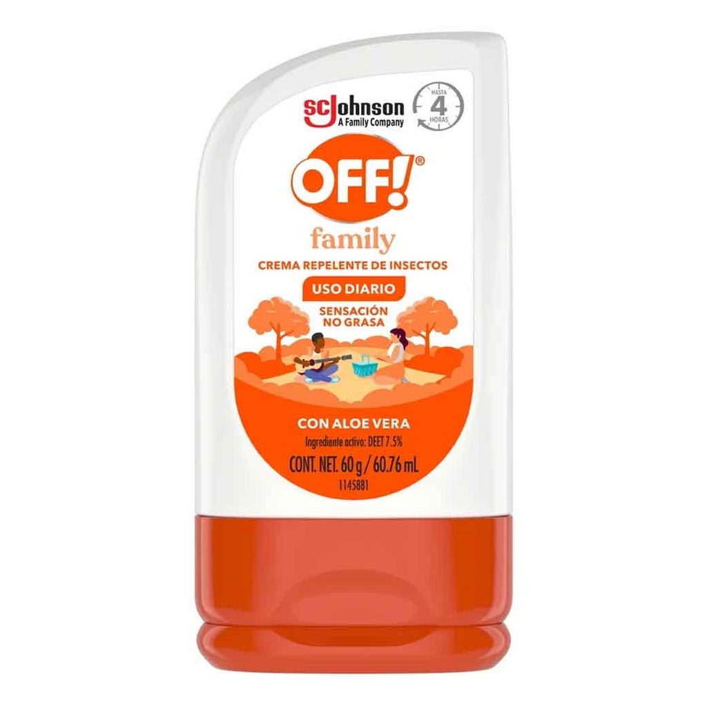 OFF Repelente Crema C/Aloe 200ML