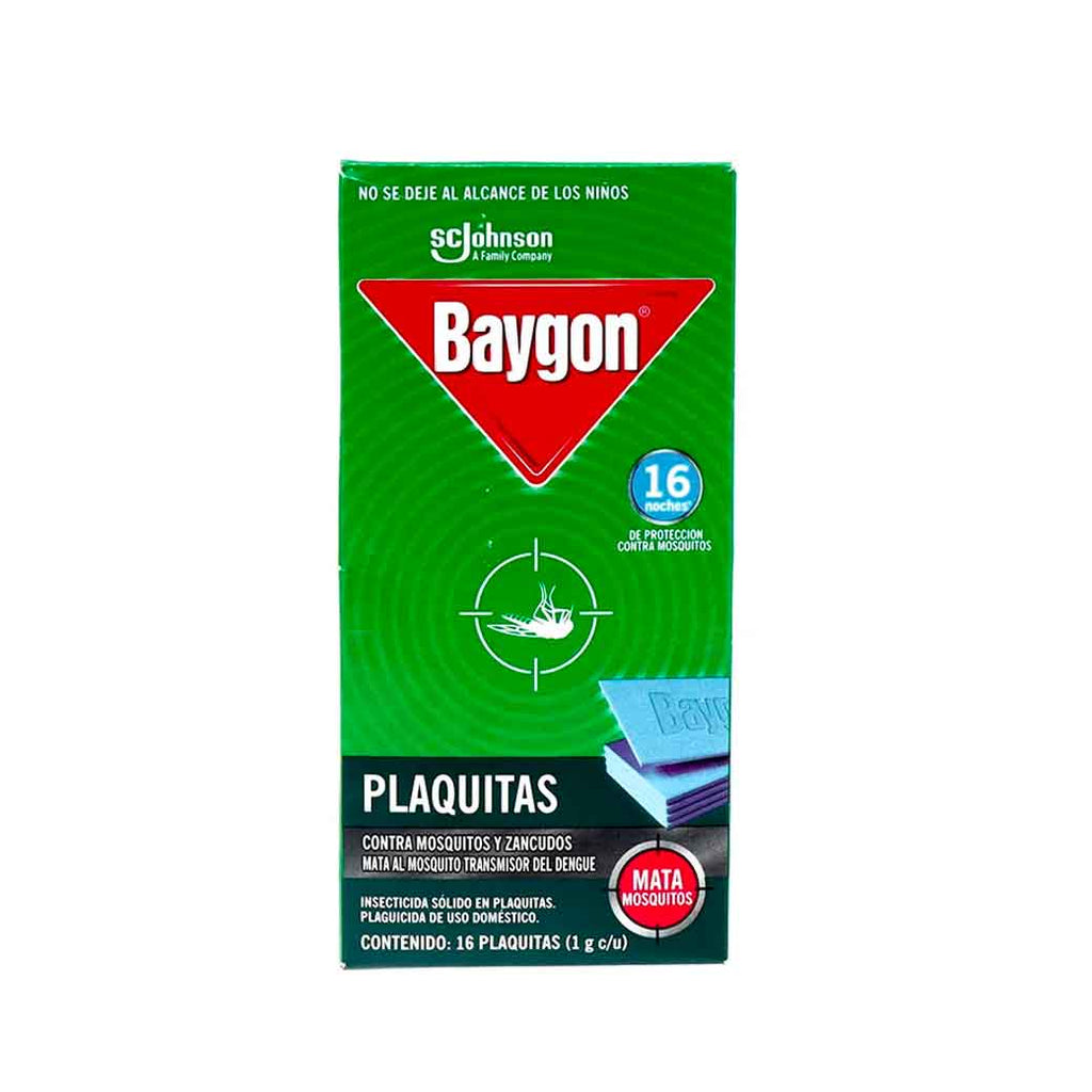 BAYGON PlaquitasRepuestos 16Und