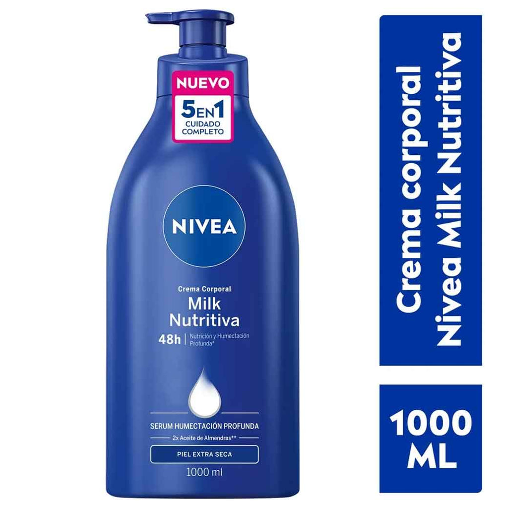 NIVEA Crema MilkNutritiva 1LT