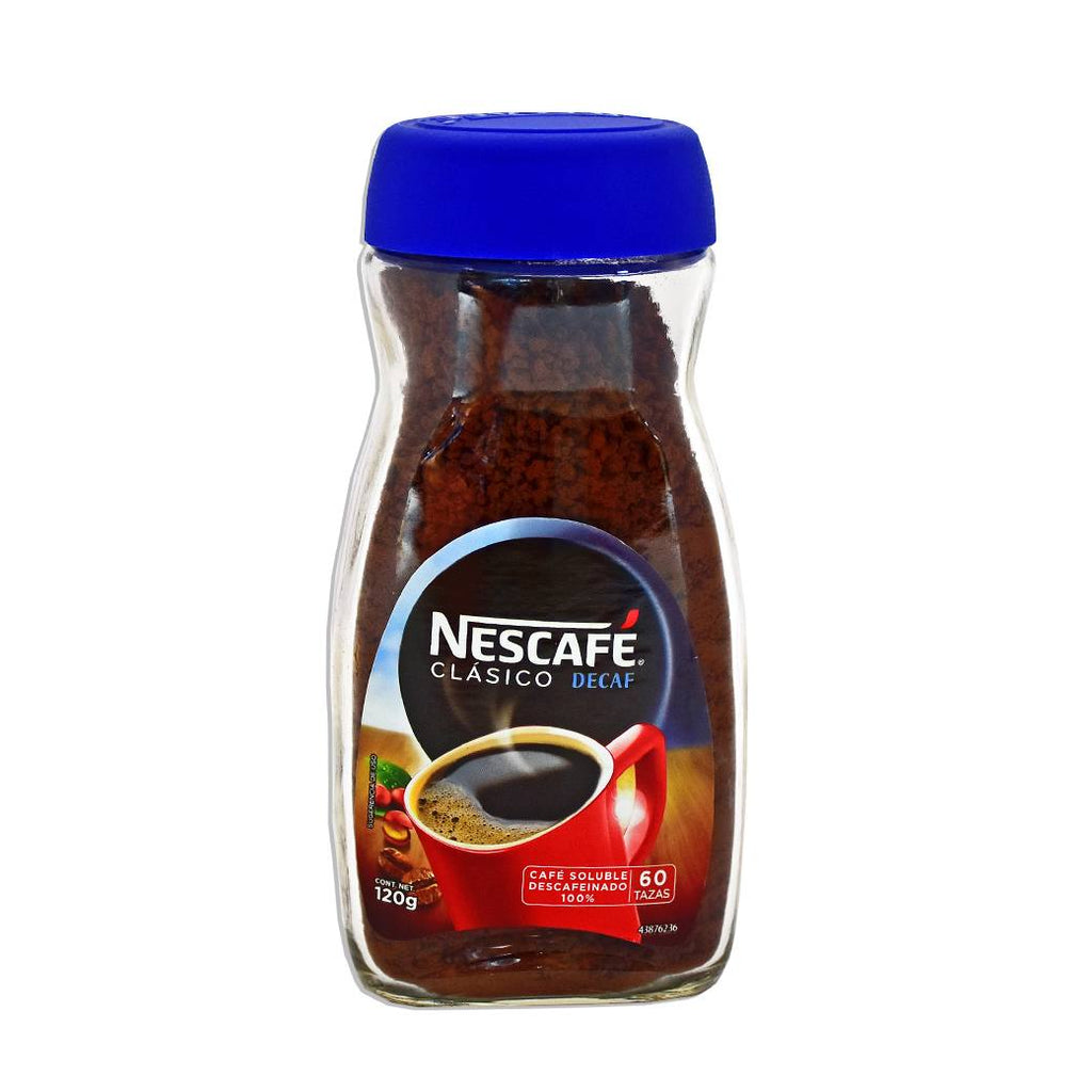 NESCAFE Clasico Decaf bote vidrio 120g