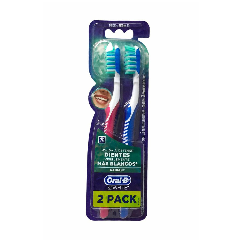 ORAL B Cepillo 3D White 2und