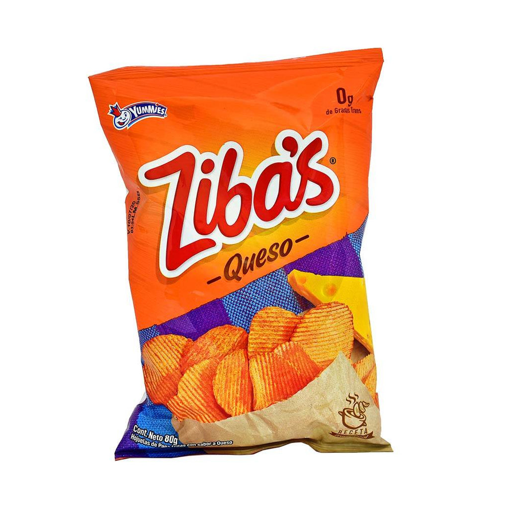 ZIBAS Papitas Queso 80g