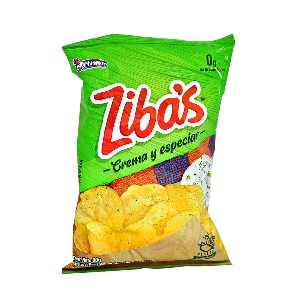 ZIBAS Papitas Crema Especias 80g