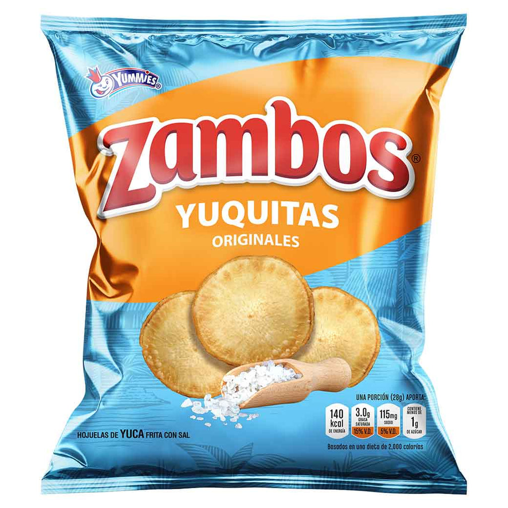 ZAMBOS Yuquitas Con Sal 130g