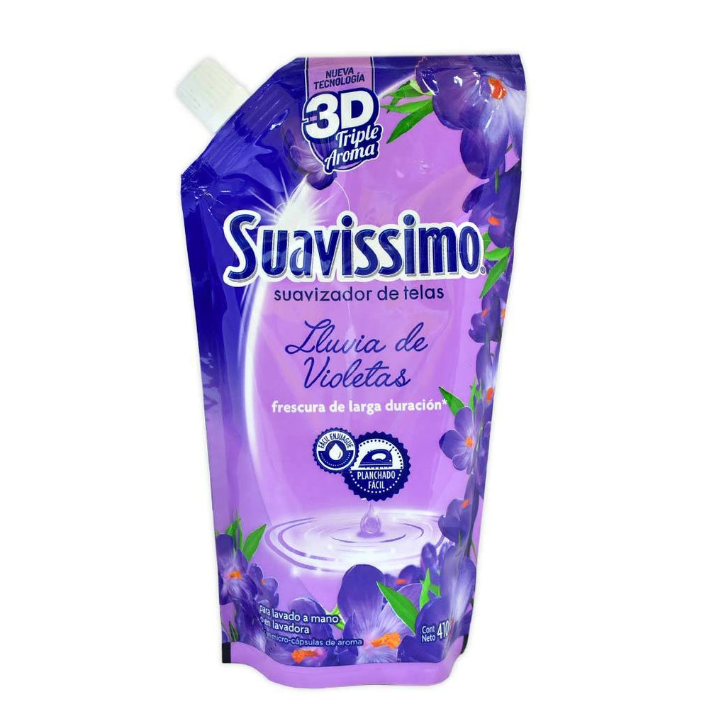 SUAVISSIMO suavizador Lluvia Violeta 410ml