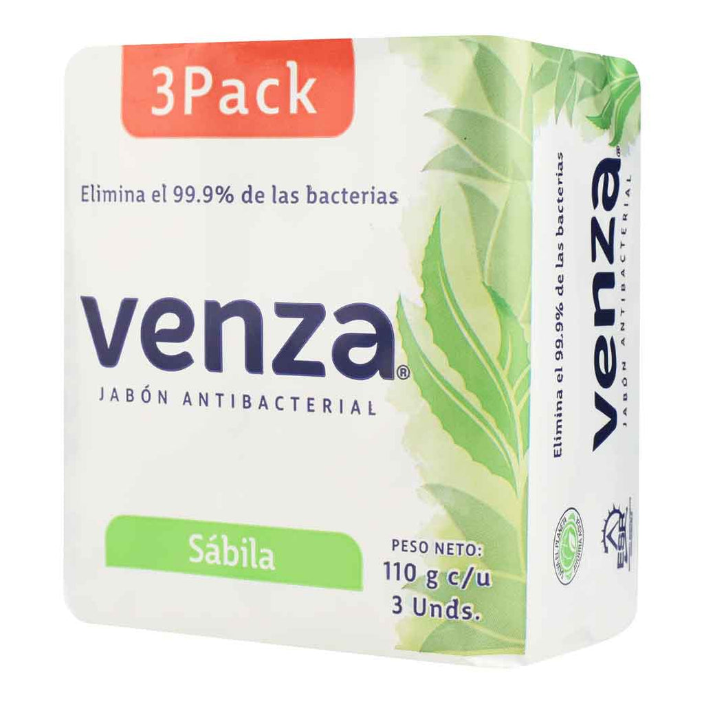 VENZA Jabón Sábila 3PK