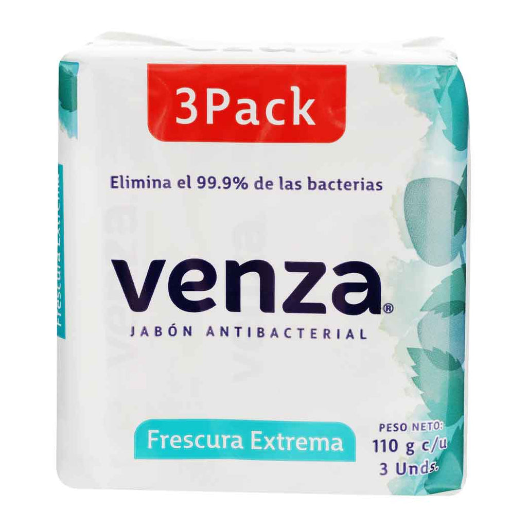 VENZA Jabón FrescuraExtrema 3P