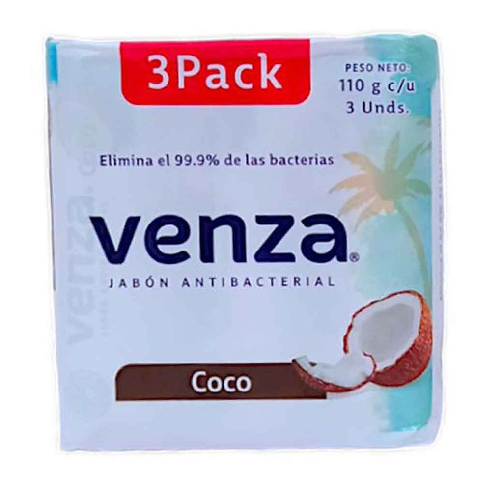 VENZA Jabón Coco 3PK