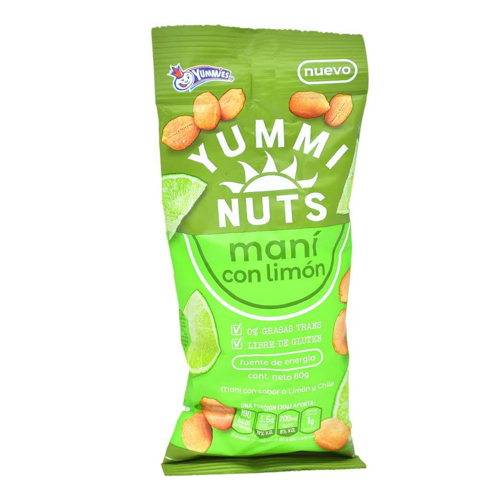YUMMIES Mani Limon Y Chile 80g