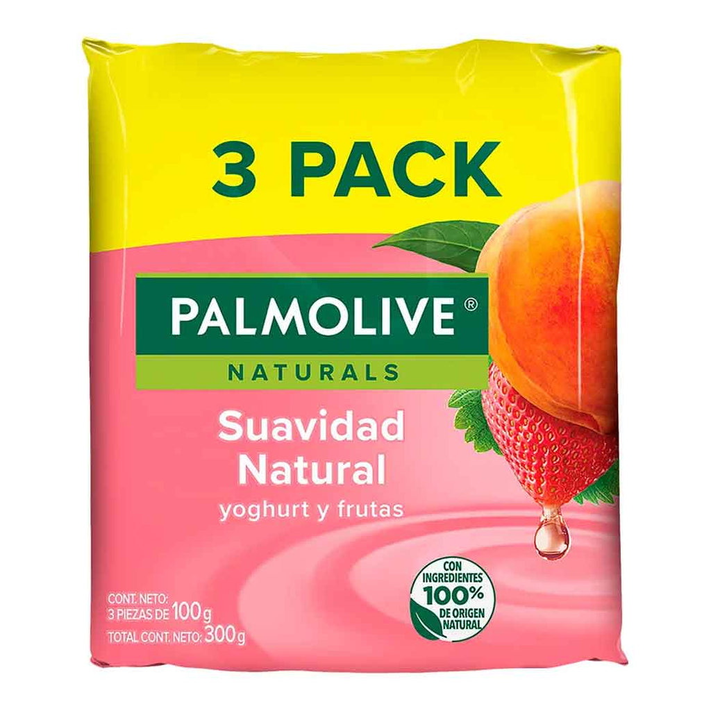 PALMOLIVE Jabon Yoghurt/Frutas 3PK