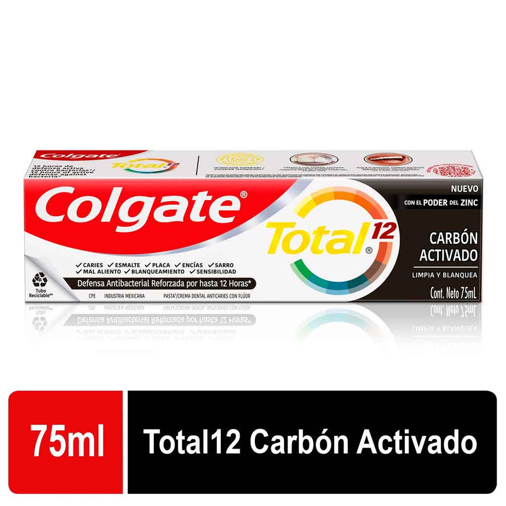 COLGATE Crema CarbónActivado 75ML