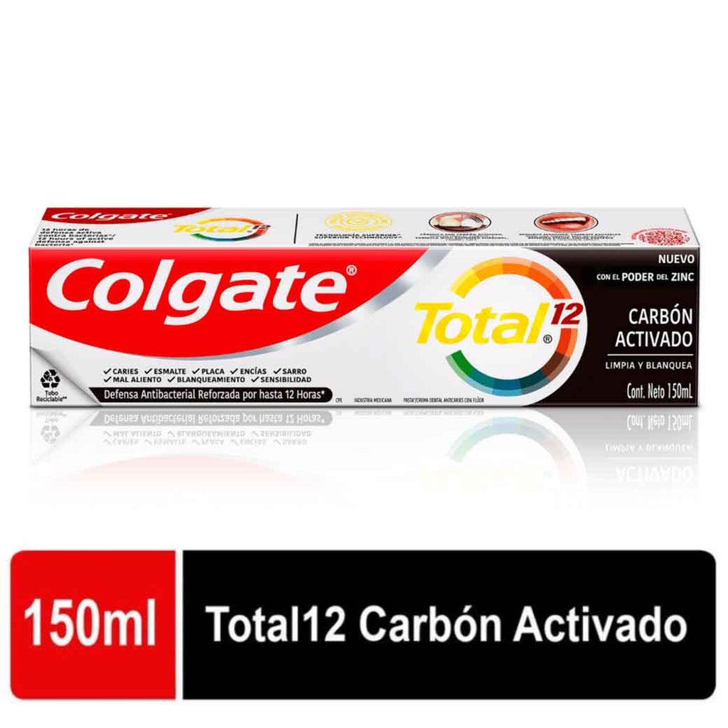 COLGATE Crema CarbónActivado 150ML