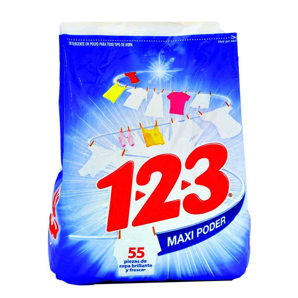 123 Deterg Maxi Efecto 425g