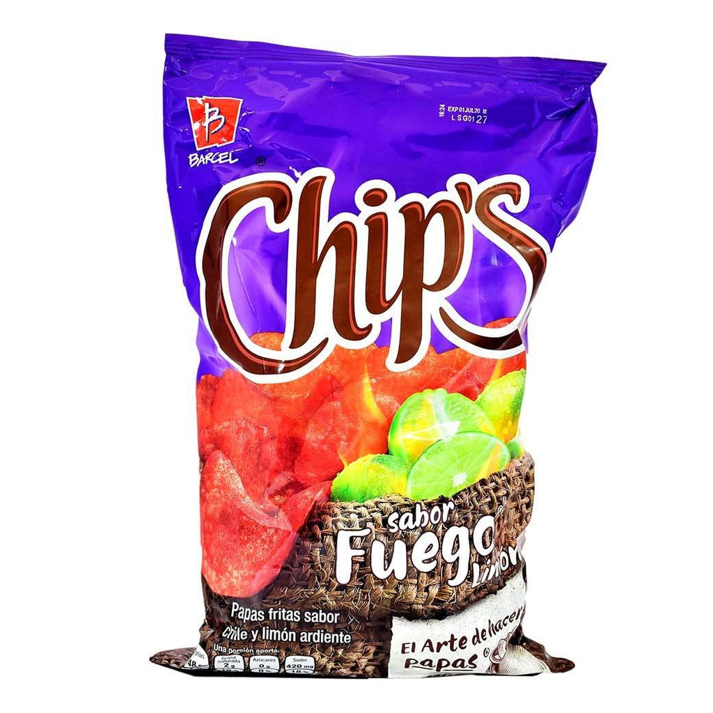 BARCEL Chips Fuego Limon 170g