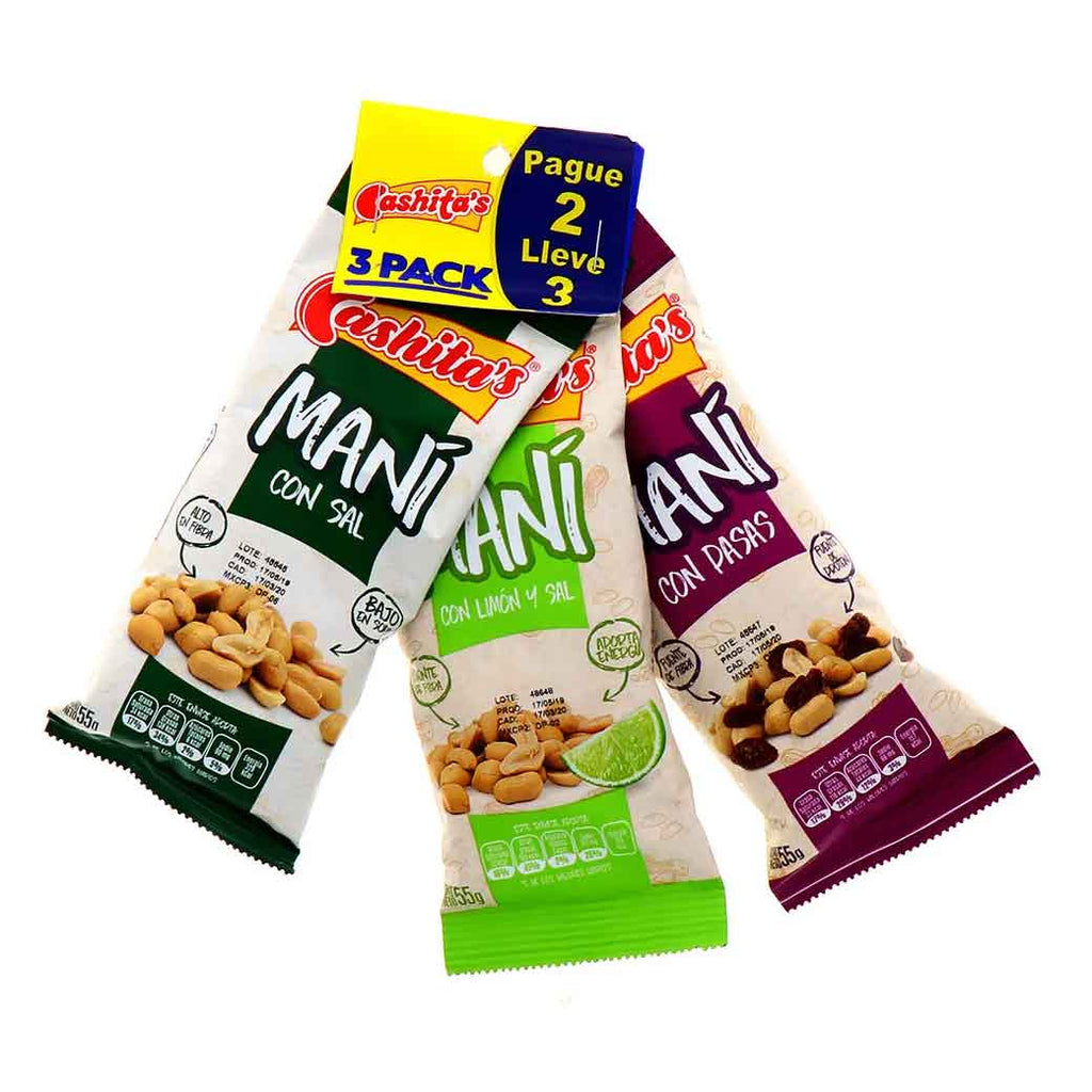 CASHITAS ManiSurtido3Pack165g