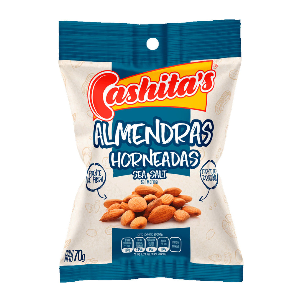 CASHITAS AlmendrasHorneadas70g