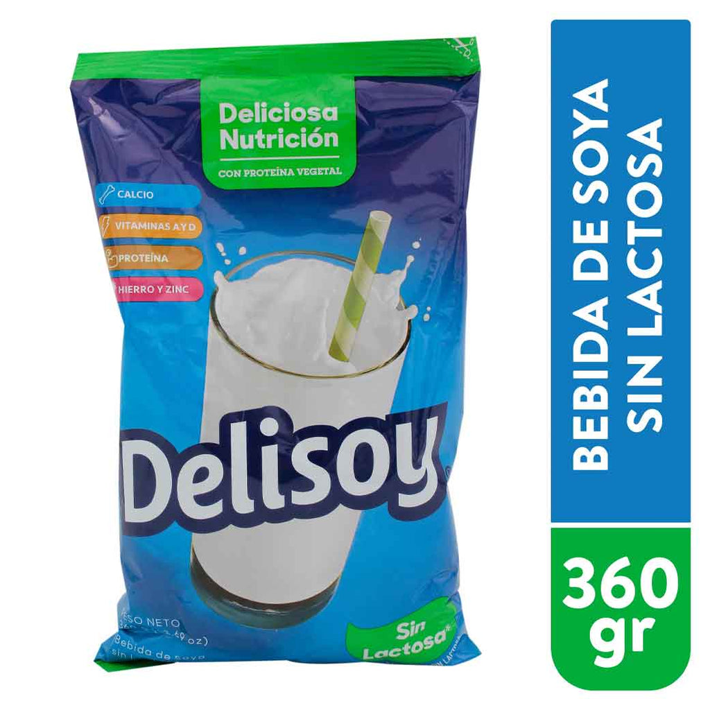 DELISOYA Leche S/Lactosa 360g