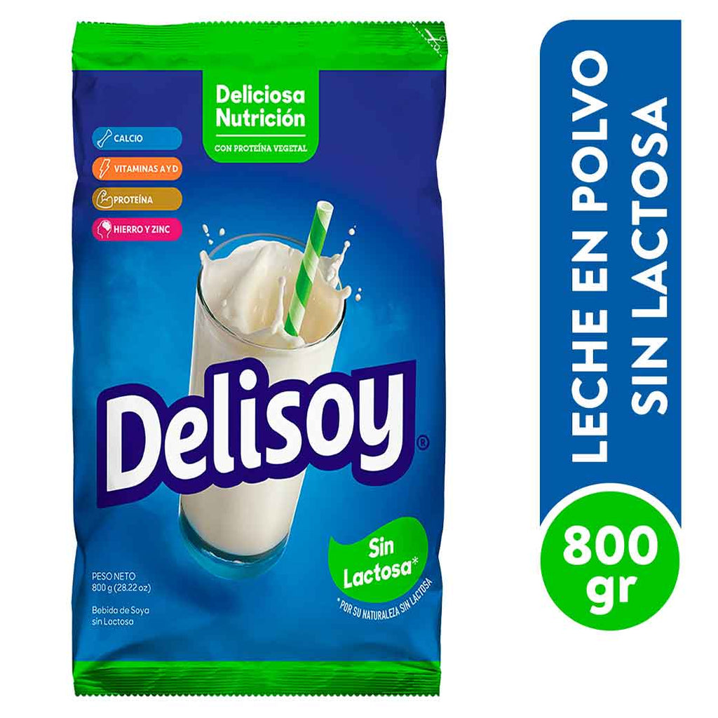 DELISOYA Leche S/Lactosa 800g