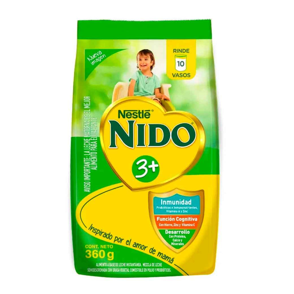 NESTLE NIDO 3+ DesarrolBolsa 360g