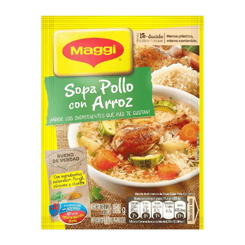MAGGI Sopa Pollo Con Arroz 60g