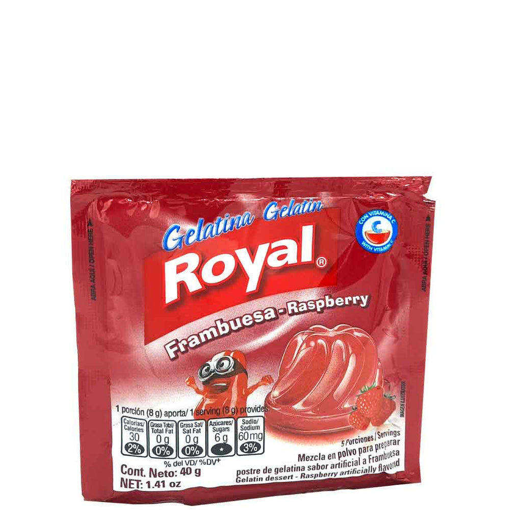 ROYAL Gelatina Frambuesa 40g