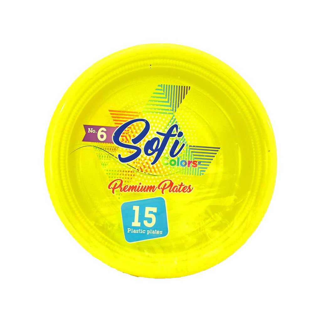 SOFICOLORS Plato PLASTICO #6 