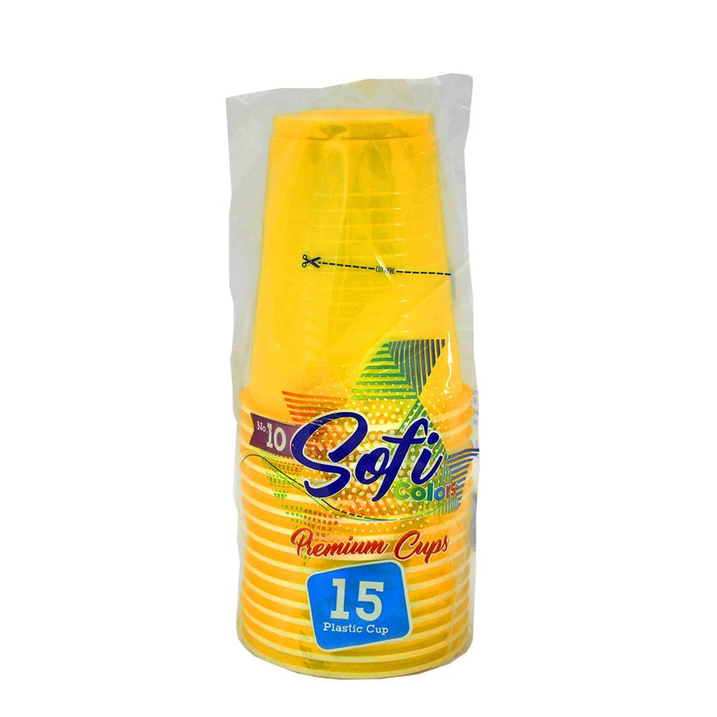 SOFICOLORS Vaso plastico #10
