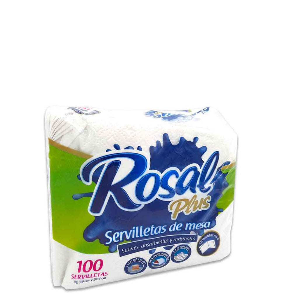 ROSAL Servilleta Blanca 100UN