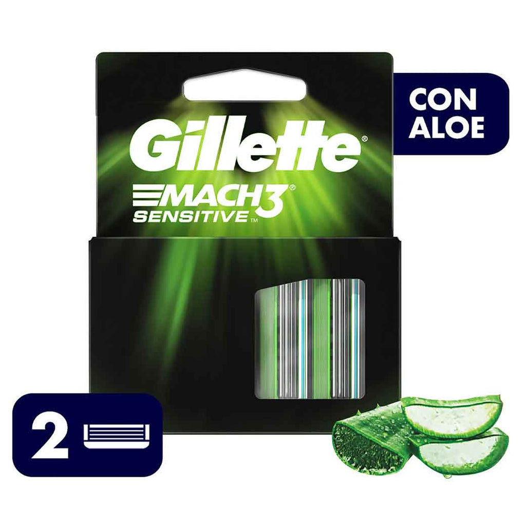 GILLETTE Repuesto Sensitive 2U