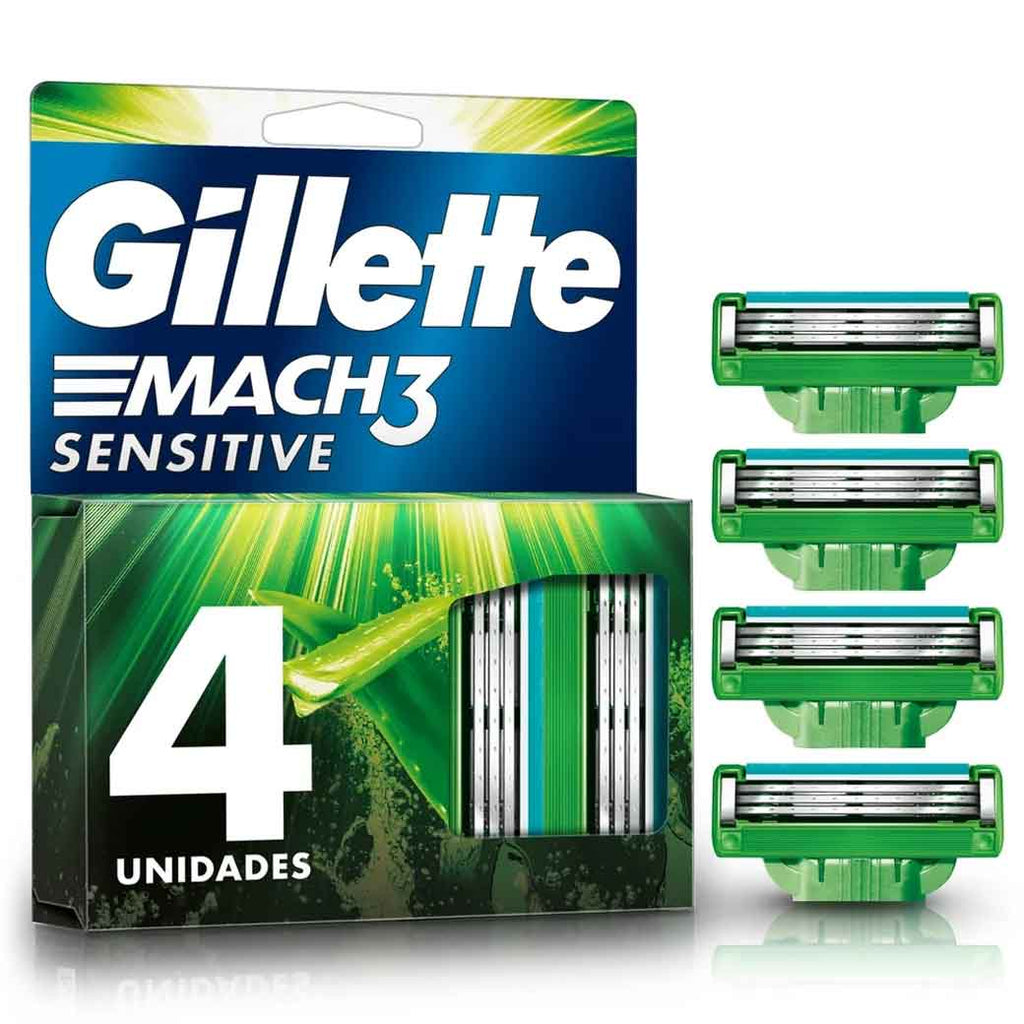 GILLETTE Repuesto Sensitive 4UN