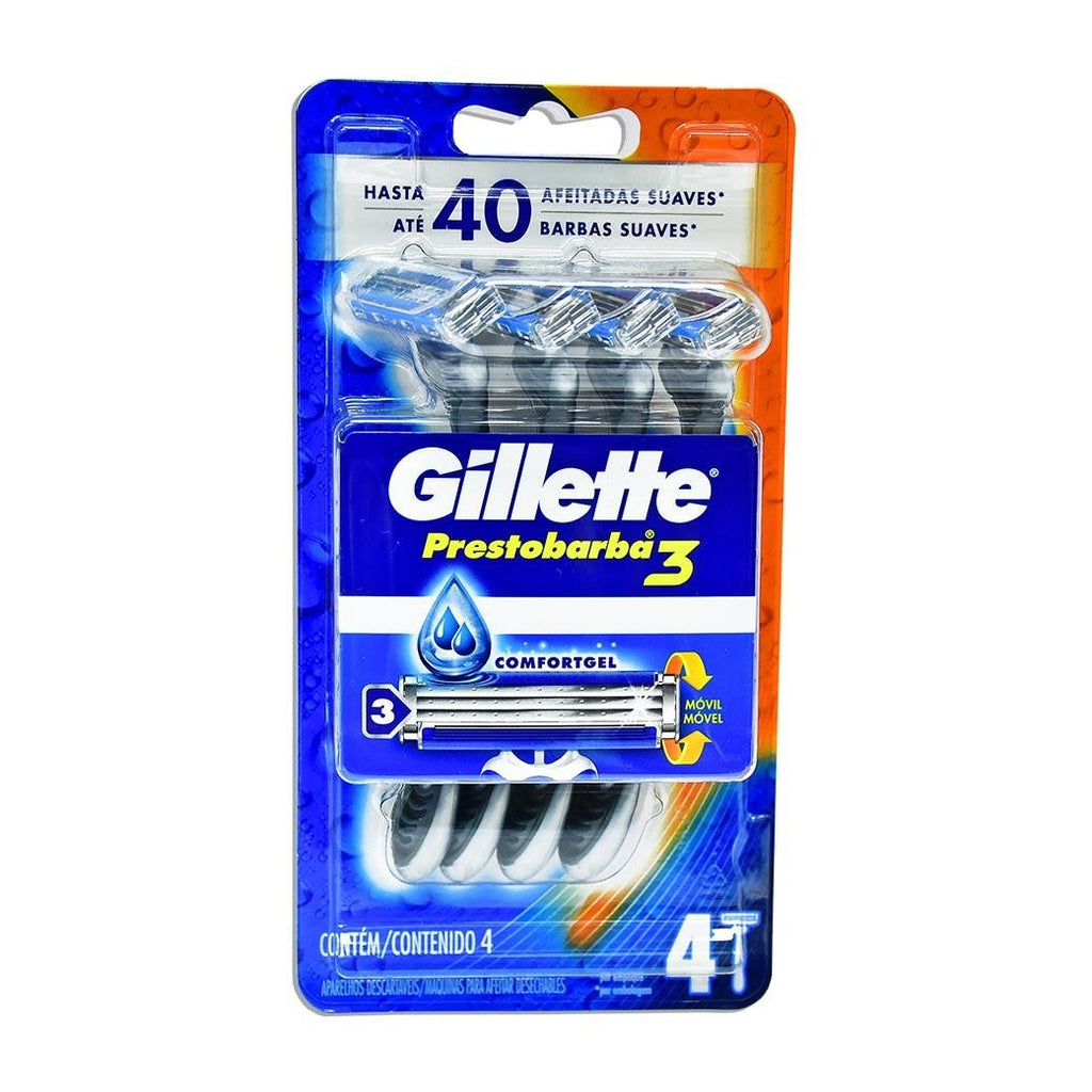 GILLETTE PrestobaComfortgel4Pk