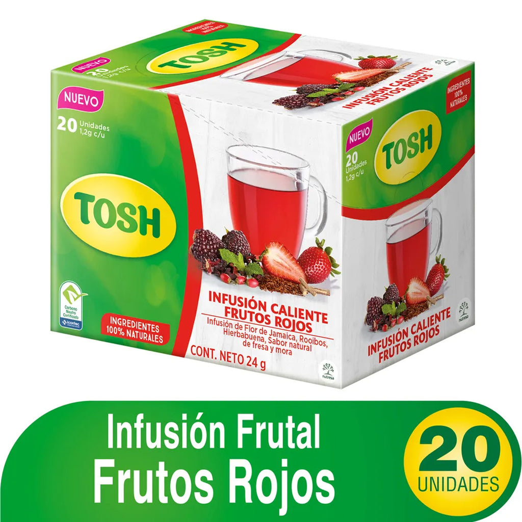 TOSH TeCalienteFrutosRojos24g