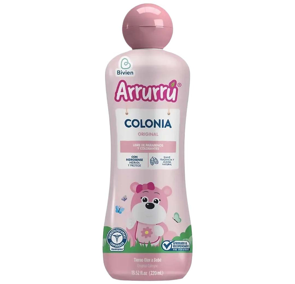 Arrurru Colonia Bebe Rosa 220M