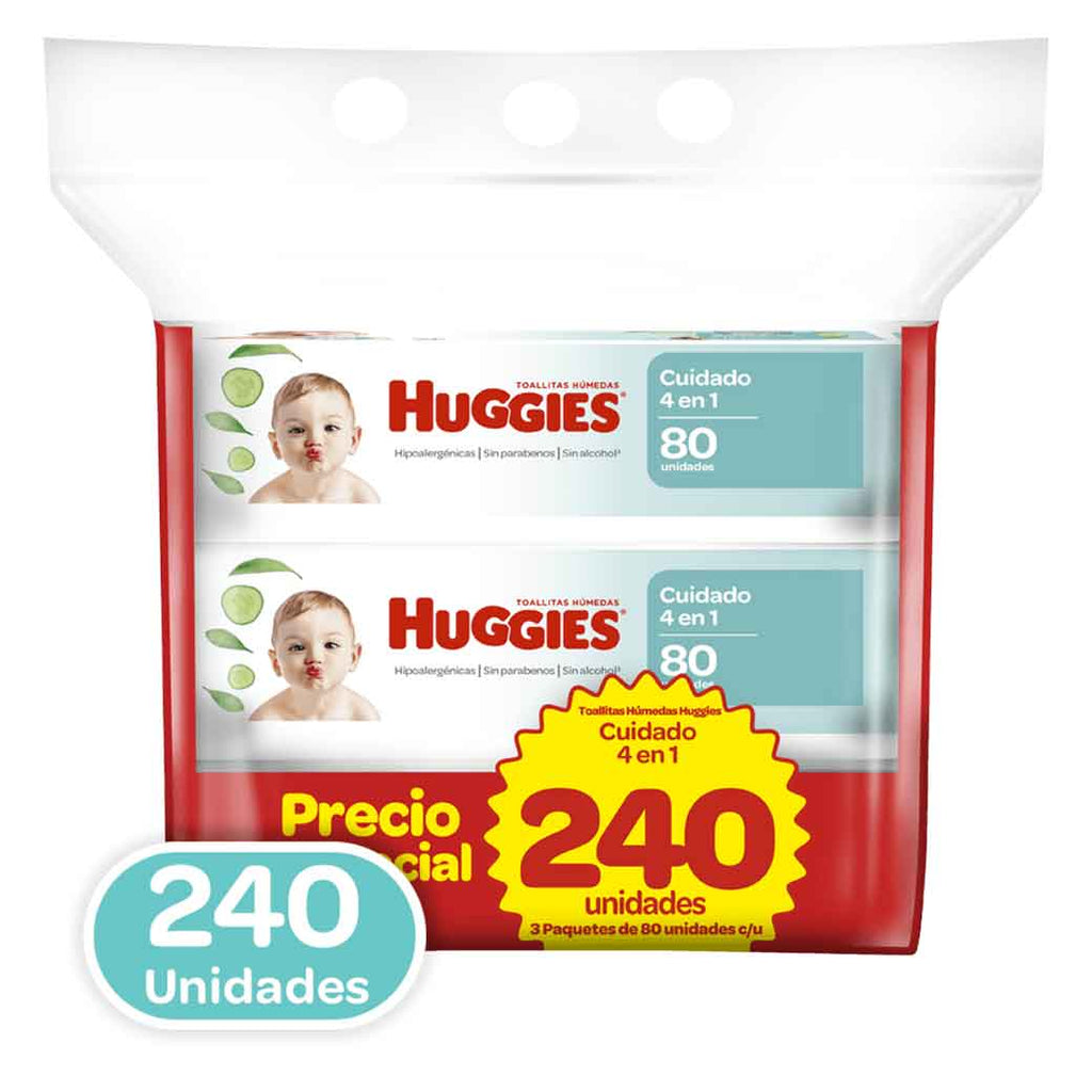 HUGGIES ToallitaCuidado4En1 24