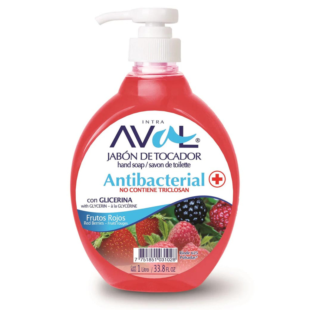 AVAL JabónLíquido FrutosRojos 