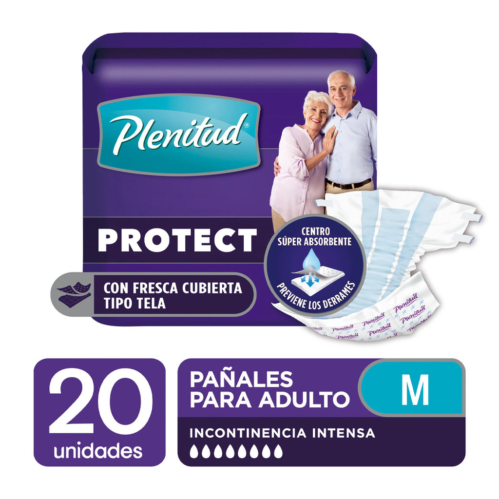 PLENITUD Pañal P/Adulto M 20UN
