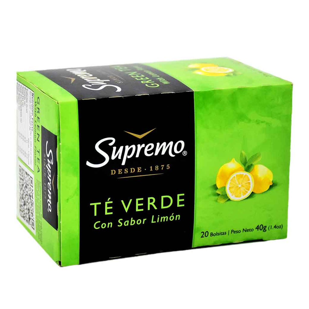 SUPREMO Te Verde C/Limon 20und