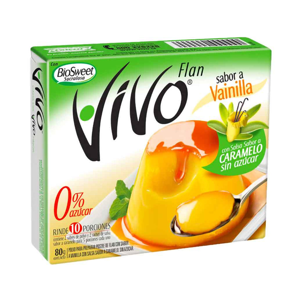 VIVO Flan VainillaCaramelo 80g