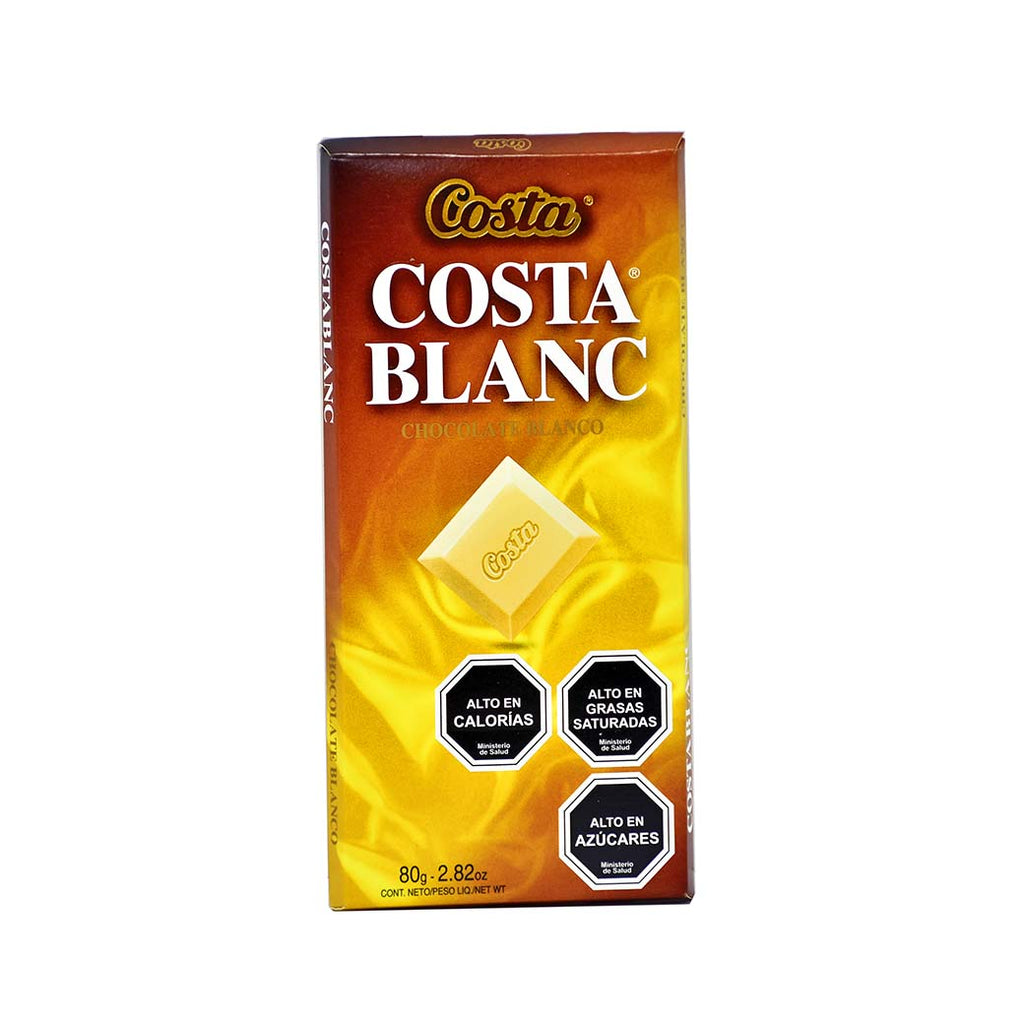 COSTA CHOCOLATE BLANCO 80 GRS