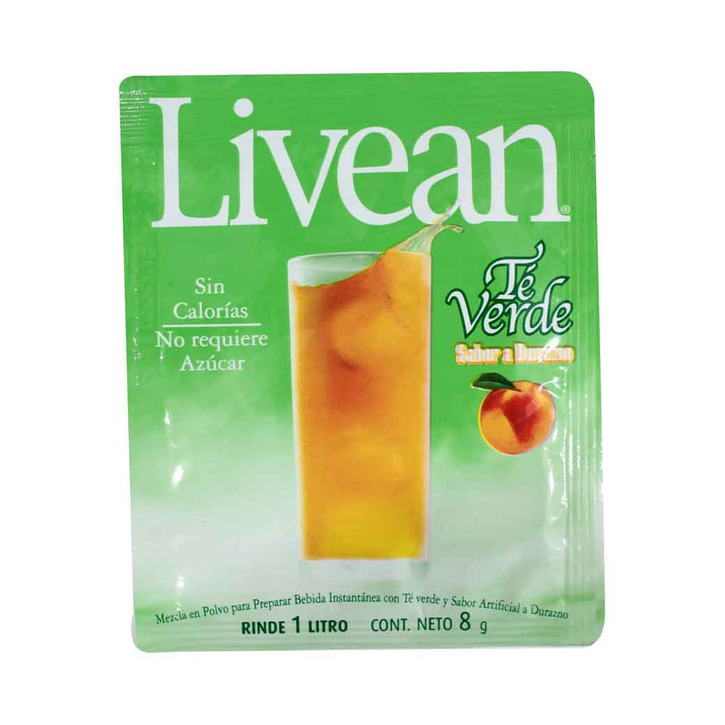 LIVEAN Te Verde Durazno 8g
