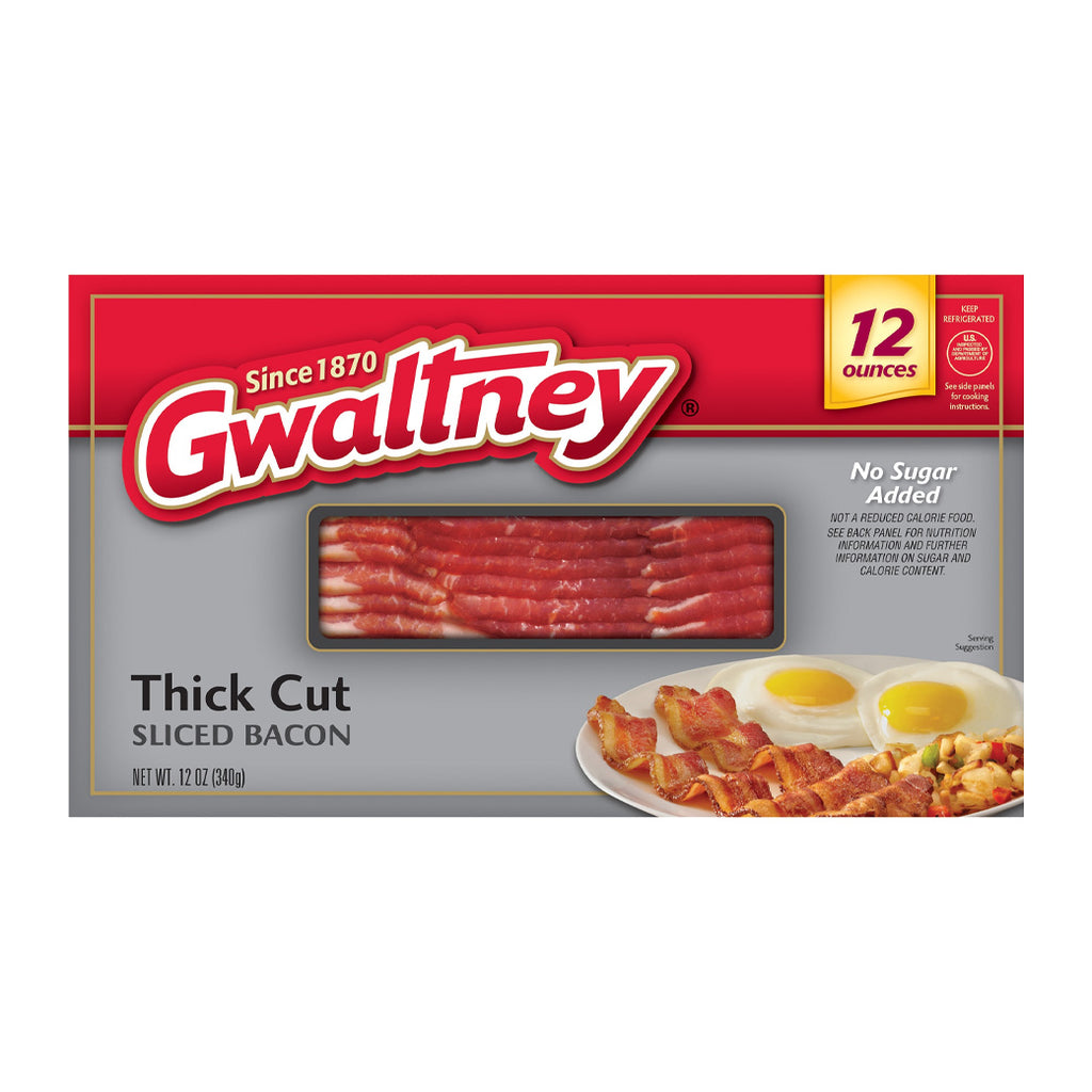 GWALTNEY thick slice bacon 12 