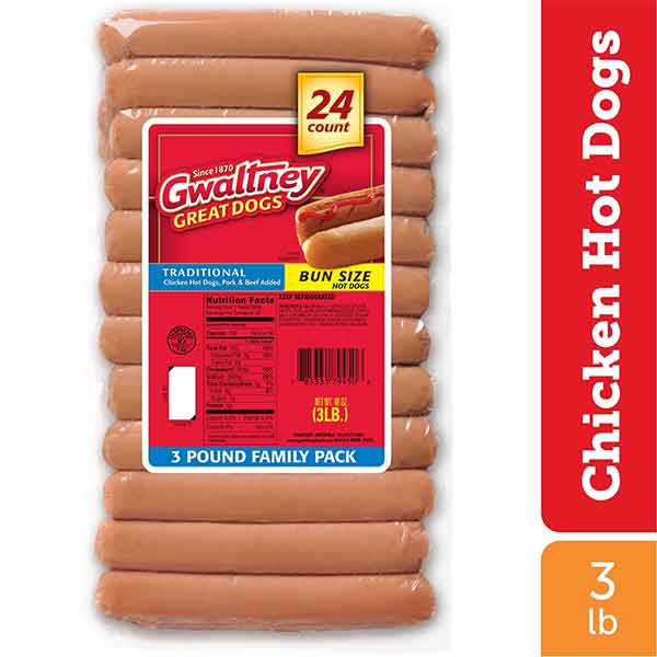 GWALTNEY DogsChickenBuns 3Lbs